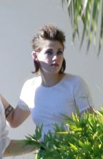 KRISTEN SYEWART on the Set of a Photoshoot in Los Angeles 06/24/2015