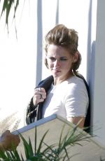 KRISTEN SYEWART on the Set of a Photoshoot in Los Angeles 06/24/2015