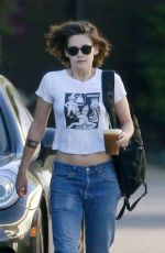 KRISTEN SYEWART on the Set of a Photoshoot in Los Angeles 06/24/2015