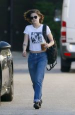 KRISTEN SYEWART on the Set of a Photoshoot in Los Angeles 06/24/2015