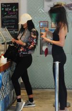 KYLIE and KENDALL JENNER in Tights Out and About in Beverly Hills 06/21/2015