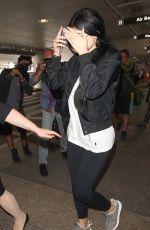 KYLIE JENNER Arrives at LAX Airport in Los Angeles 06/27/2015