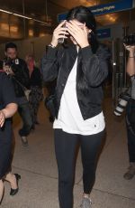KYLIE JENNER Arrives at LAX Airport in Los Angeles 06/27/2015