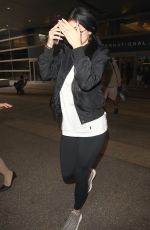 KYLIE JENNER Arrives at LAX Airport in Los Angeles 06/27/2015