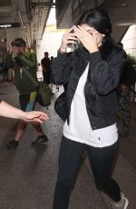 KYLIE JENNER Arrives at LAX Airport in Los Angeles 06/27/2015