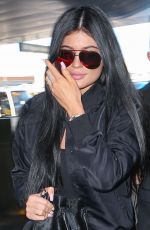 KYLIE JENNER Arrives at Los Angeles International Airport 06/22/2015