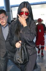 KYLIE JENNER Arrives at Los Angeles International Airport 06/22/2015
