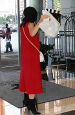KYLIE JENNER Arrivs at JW Marriott Los Angeles Hotel in Los Angeles 06/08/2015