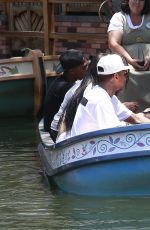 KYLIE JENNER at Disneyland for North West