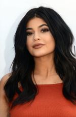 KYLIE JENNER at Kendall + Kylie Fashion Line at Topshop Launch Party in Los Angeles