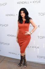 KYLIE JENNER at Kendall + Kylie Fashion Line at Topshop Launch Party in Los Angeles