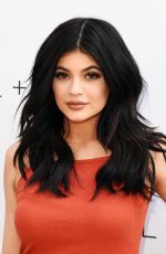 KYLIE JENNER at Kendall + Kylie Fashion Line at Topshop Launch Party in Los Angeles