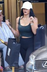 KYLIE JENNER in Tights Out and About in Beverly Hills 06/20/2015