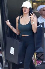 KYLIE JENNER in Tights Out and About in Beverly Hills 06/20/2015