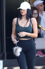 KYLIE JENNER in Tights Out and About in Beverly Hills 06/20/2015