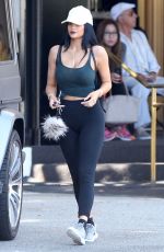 KYLIE JENNER in Tights Out and About in Beverly Hills 06/20/2015