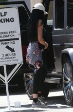 KYLIE JENNER in Tights Out and About in Beverly Hills 06/20/2015