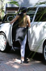 KYLIE JENNER Leaves a Friend in Bevrly Hills 06/28/2015