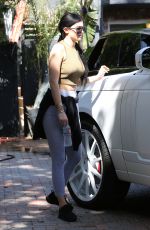 KYLIE JENNER Leaves a Friend in Bevrly Hills 06/28/2015