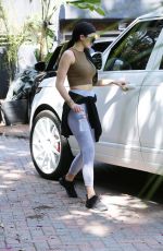 KYLIE JENNER Leaves a Friend in Bevrly Hills 06/28/2015