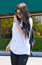 KYLIE JENNER Leaves Yamato Japanese Restaurant in Agoura Hills 06/18/2015