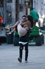 KYLIE JENNER on the Set of Do It Again Music Video in Malibu
