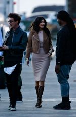 KYLIE JENNER on the Set of Do It Again Music Video in Malibu