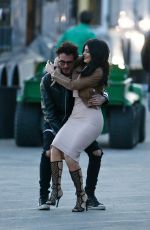 KYLIE JENNER on the Set of Do It Again Music Video in Malibu