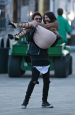 KYLIE JENNER on the Set of Do It Again Music Video in Malibu