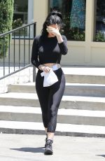 KYLIE JENNER Out for Lunch in Calabasas 06/29/2015