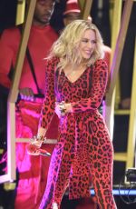 KYLIE MINOGUE Performs at Haydock Race Corse in Liverpool