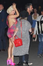 LADY GAGA and Taylor Kinney in Belgrade 06/02/2015