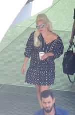 LADY GAGA Arrives at Heathrow Airport in London 06/07/2015