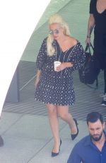 LADY GAGA Arrives at Heathrow Airport in London 06/07/2015