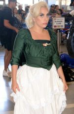 LADY GAGA Arrives at LAX Airport in Los Angeles 06/01/2015