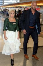 LADY GAGA Arrives at LAX Airport in Los Angeles 06/01/2015