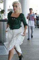 LADY GAGA Arrives at LAX Airport in Los Angeles 06/01/2015