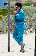 LADY GAGA at a Beach in Malibu 05/20/2015