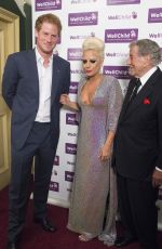 LADY GAGA at Aid of Wellchild Concert at Royal Albert Hall