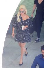 LADY GAGA at Heathrow Airport in London 06/07/2015