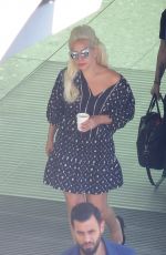 LADY GAGA at Heathrow Airport in London 06/07/2015