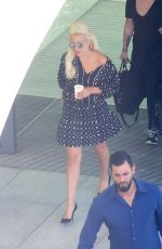 LADY GAGA at Heathrow Airport in London 06/07/2015