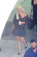 LADY GAGA at Heathrow Airport in London 06/07/2015
