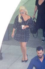 LADY GAGA at Heathrow Airport in London 06/07/2015