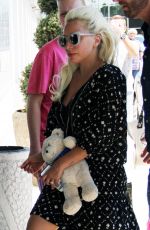 LADY GAGA at Nikola Tesla Airport in Belgrade 06/07/2015