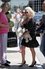 LADY GAGA at Nikola Tesla Airport in Belgrade 06/07/2015