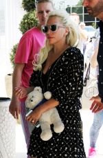 LADY GAGA at Nikola Tesla Airport in Belgrade 06/07/2015