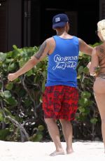 LADY GAGA in Bikini at a Beach in Bahamas 06/14/2015