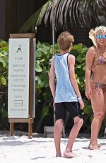 LADY GAGA in Bikini at a Beach in Bahamas 06/14/2015