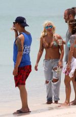 LADY GAGA in Bikini at a Beach in Bahamas 06/14/2015